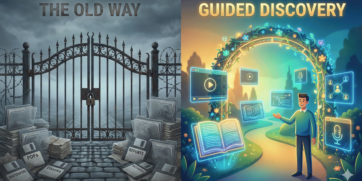 The Lead Magnet is Dead. Long Live Guided Discovery.